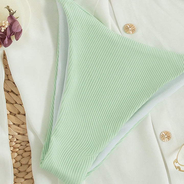 Damen Triangel-Bikini mit feinen Rüschendetails Drune