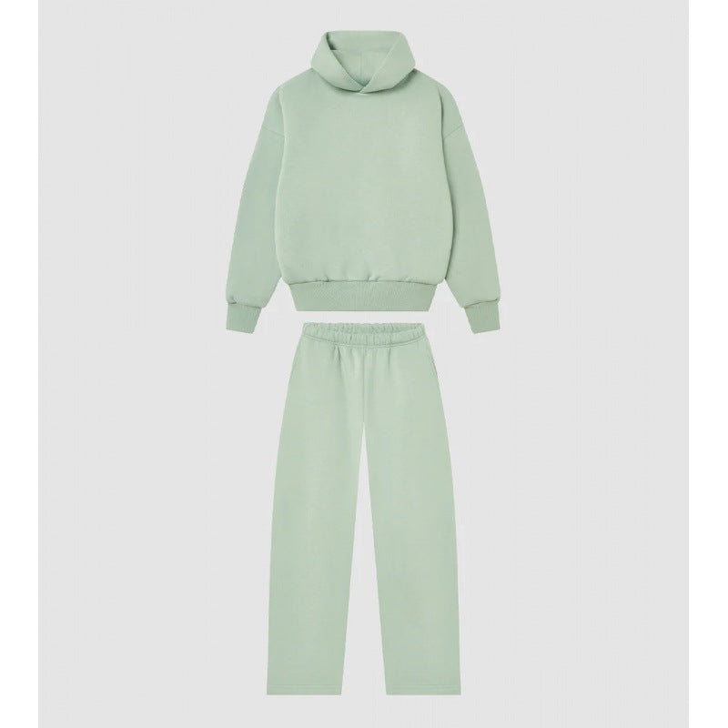 Damen Cozy Sweatshirt- und Hose-Set mit hohem Kragen und lässigem Schnitt Drune