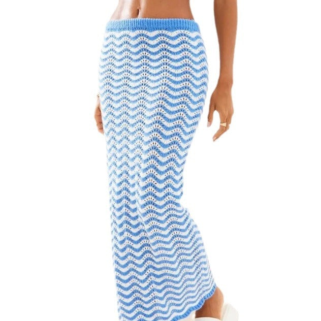 Damen Bandeau-Kleid mit schickem Häkel-Design Drune