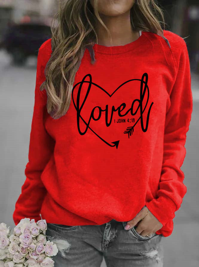 Damen Sweatshirt mit inspirierendem Schriftzug und trendigem Design Drune