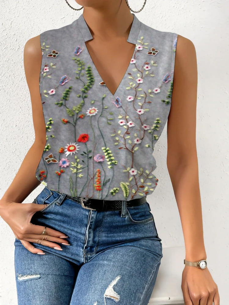 Damen schnittiges Sommeroberteil Drune