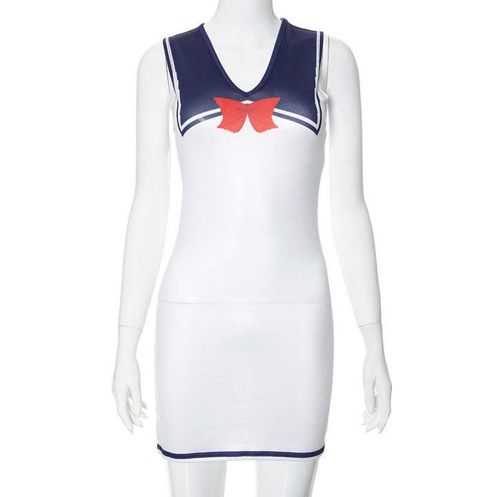 Damen Schulmädchenkleid Drune