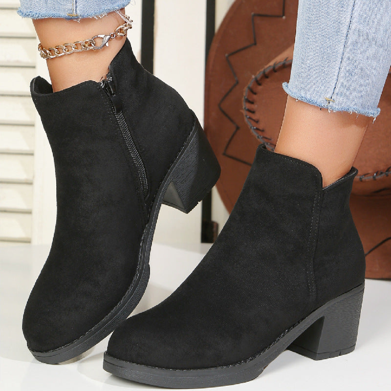 Drune | Stiefeletten Mit Blockabsatz