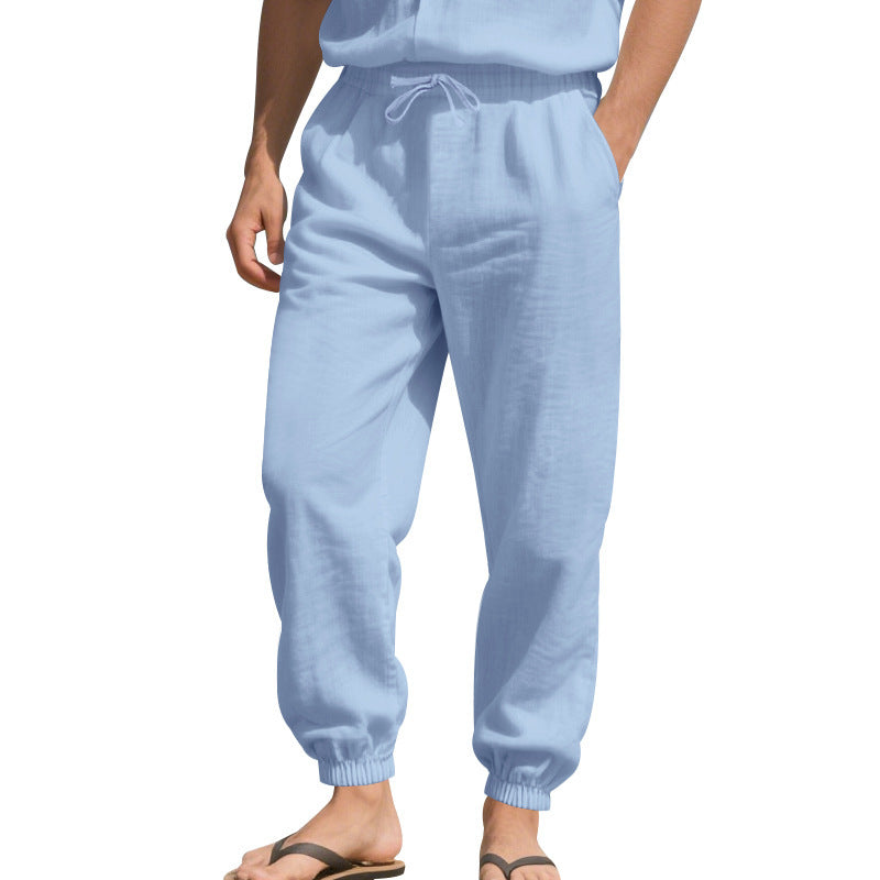 Herren Bequeme Alltagshose mit elastischem Bund und Taschen Drune