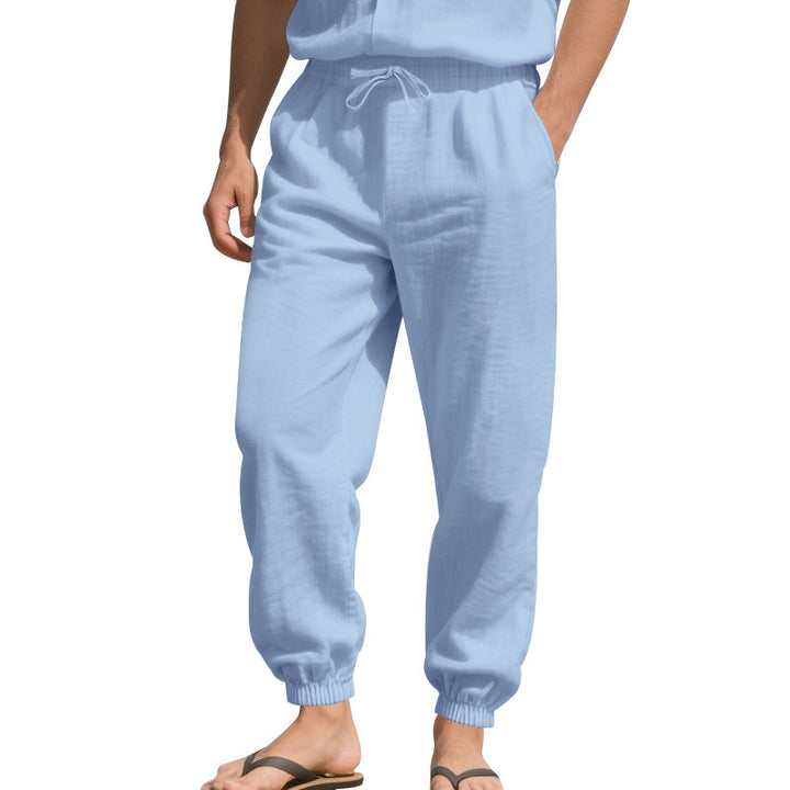 Herren Bequeme Alltagshose mit elastischem Bund und Taschen Drune
