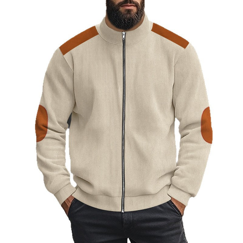 Herren Sportliche Jacke mit Reißverschluss und modischen Akzenten Drune