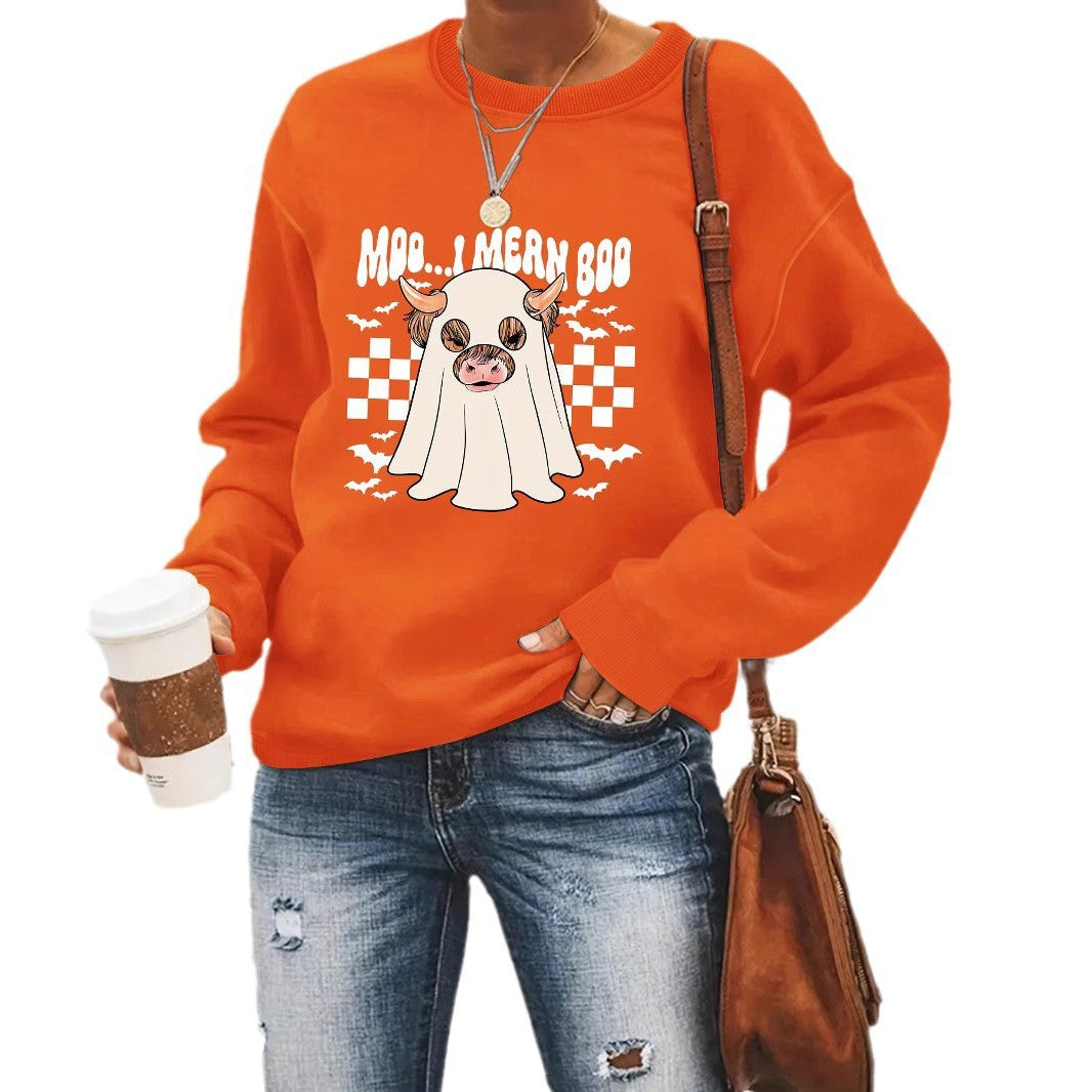 Damen Sweatshirt im fröhlichen Halloween-Design Drune