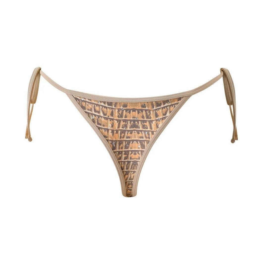Damen Triangel-Bikini mit seitlichen Bindebändern Drune