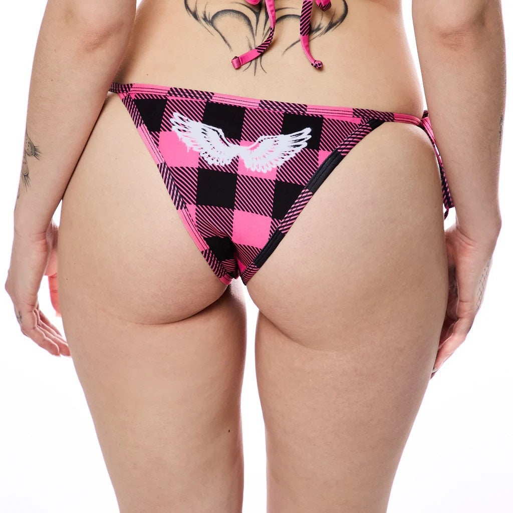 Damen Triangel-Bikini mit verspieltem Karomuster Drune