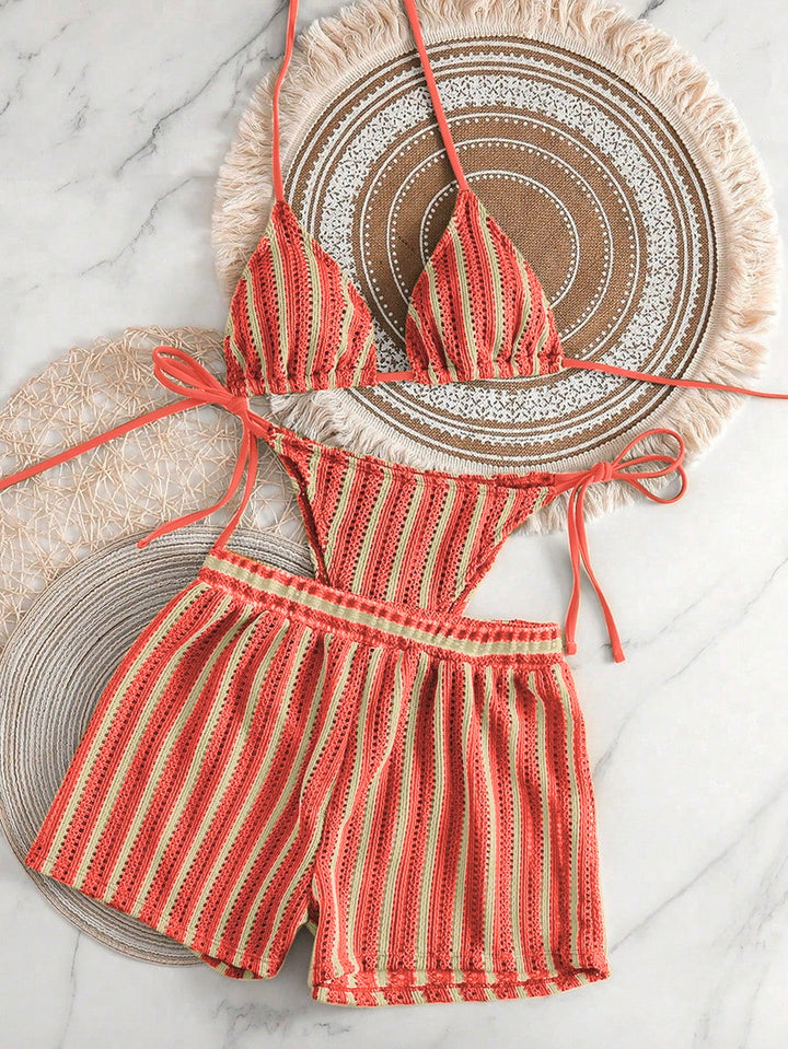 Damen Zweiteiliges Strandoutfit Drune
