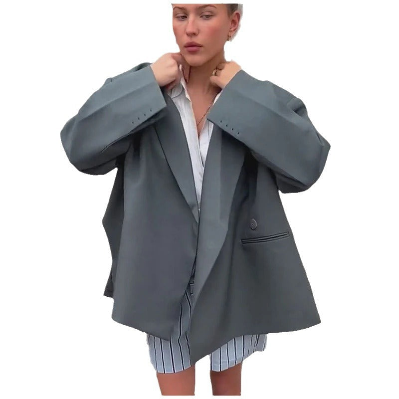 Damen oversized Blazer Drune