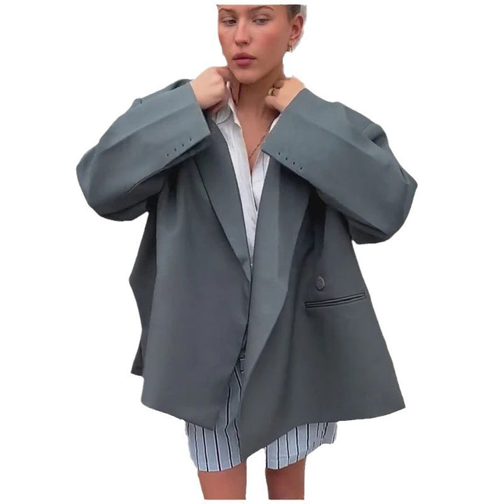 Damen oversized Blazer Drune
