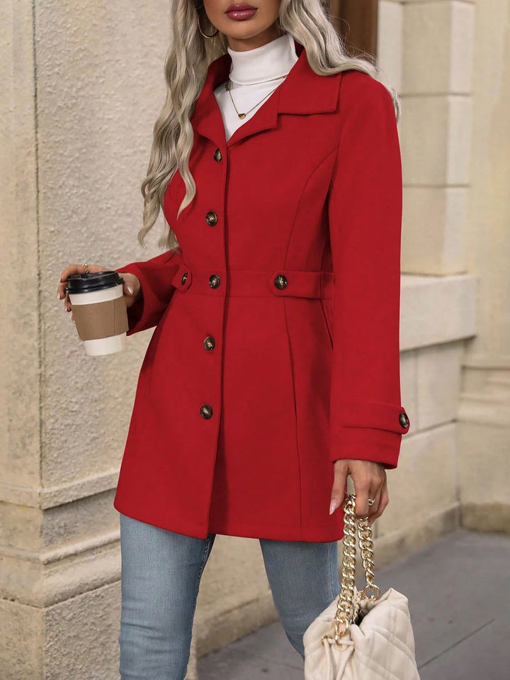 Damen elegante und bequeme Longjacke Drune