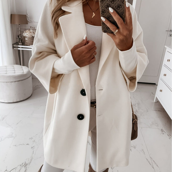 Damen eleganter Oversized-Mantel Drune