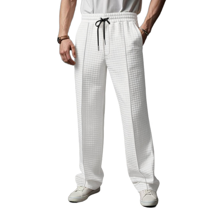 Herren lässige Sporthose mit elastischem Bund und strukturiertem Design Drune