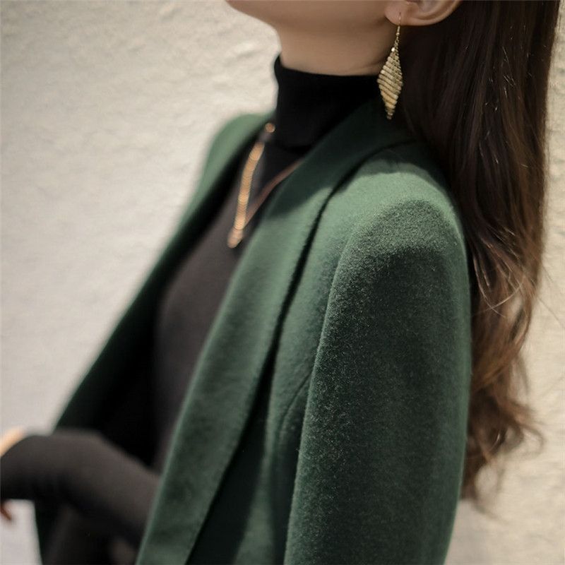 Damen Eleganter Blazer mit Revers Drune