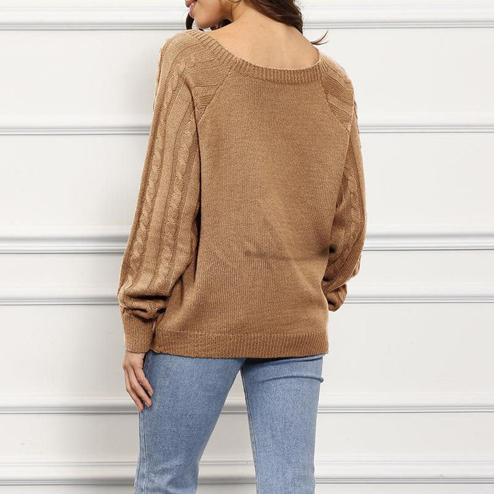 Drune | Pullover Aus Gedrehtem Strick mit Modernem Design