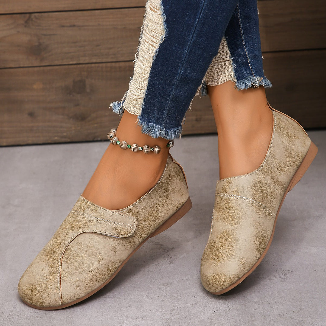 Damen nan casual Komfort-Slipper mit ergonomischer Polstersohle und weichem Microvelours-Obermaterial Drune