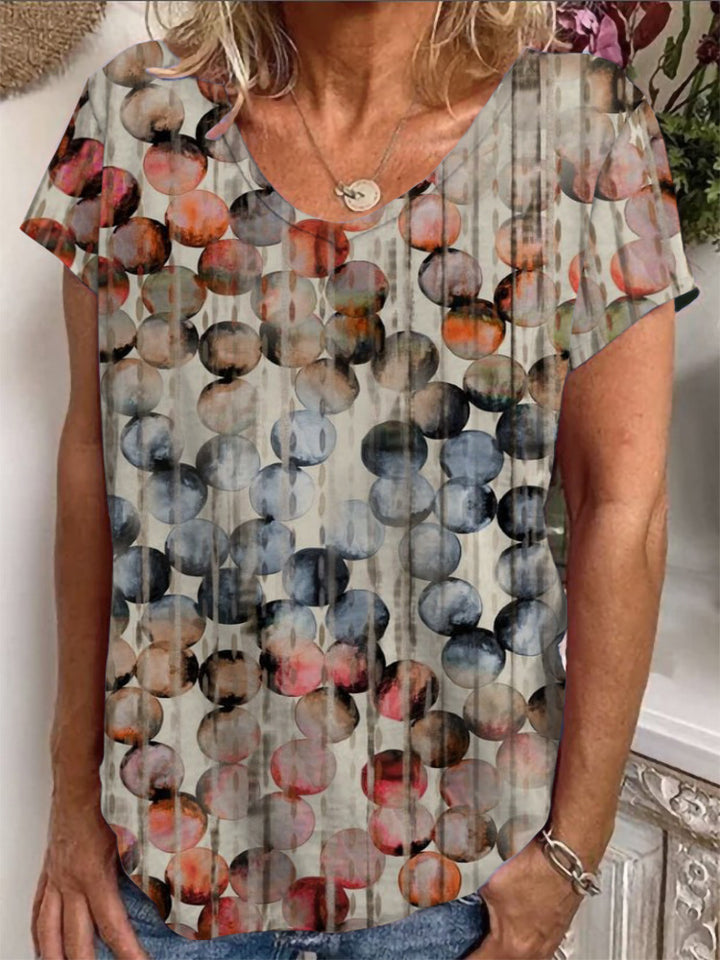 Damen T-Shirt mit einzigartigem Mandala-Design Drune