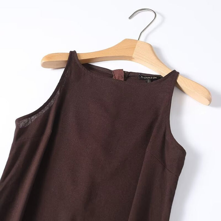 Damen Maxikleid mit elegantem Schnitt und dezentem Rückenausschnitt Drune