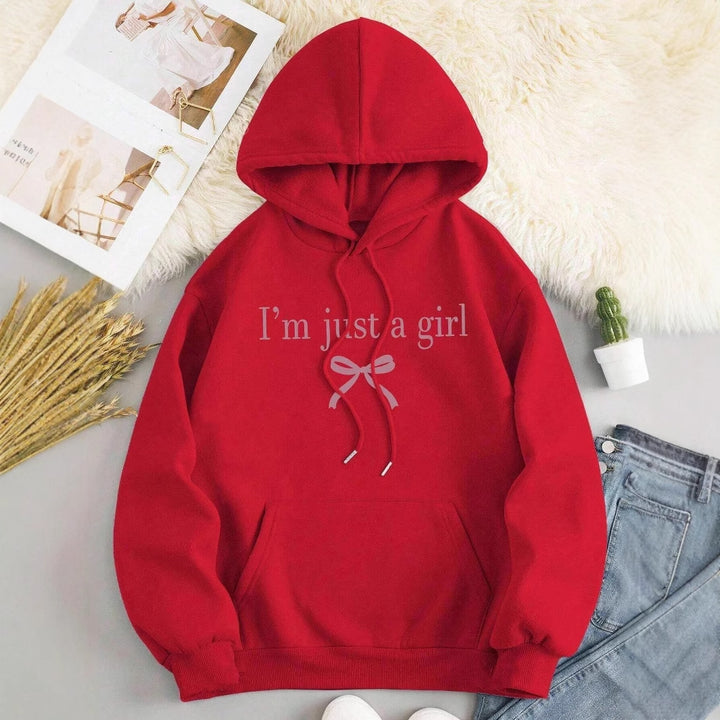 Damen Kapuzenpullover mit modernem Spruch und klassischem Schnitt Drune