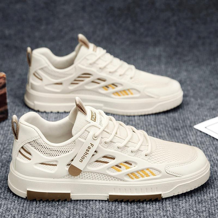 Damen Atmungsaktive Freizeitsneaker mit flexiblem Mesh-Obermaterial und rutschfester Sohle Drune