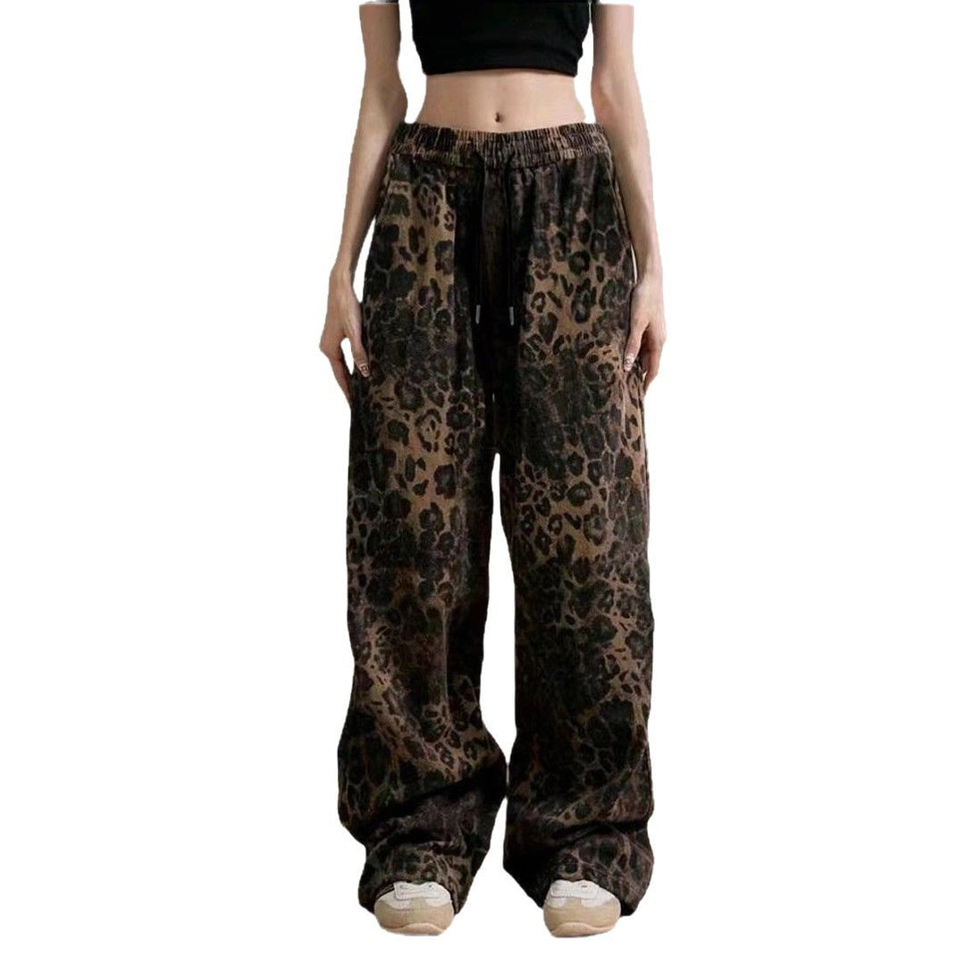 Damen Freizeithose im tierischen Druck Drune