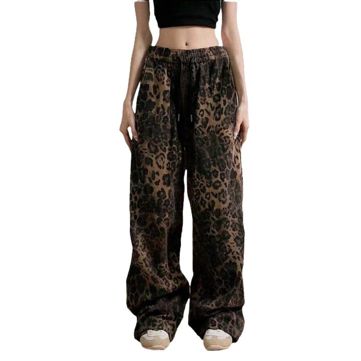Damen Freizeithose im tierischen Druck Drune