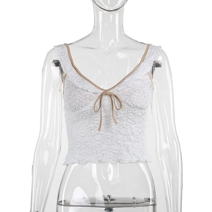 Damen Spitzen-Trägertop mit raffiniertem Design Drune