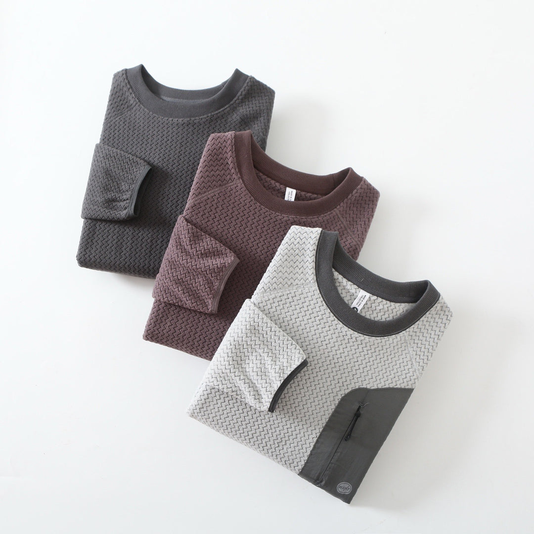 Damen Sweatshirt mit strukturiertem Design Drune