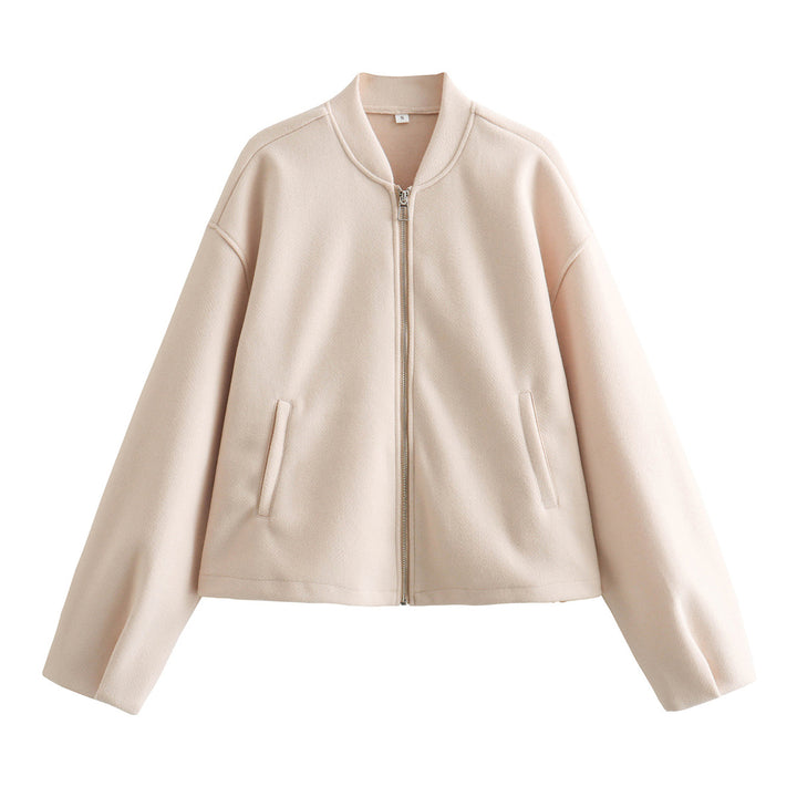 Damen Bomberjacke aus bequemen Material Drune
