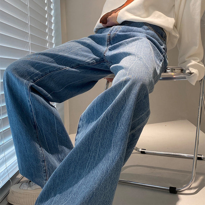 Damen lässige und weit geschnittene Jeanshose Drune