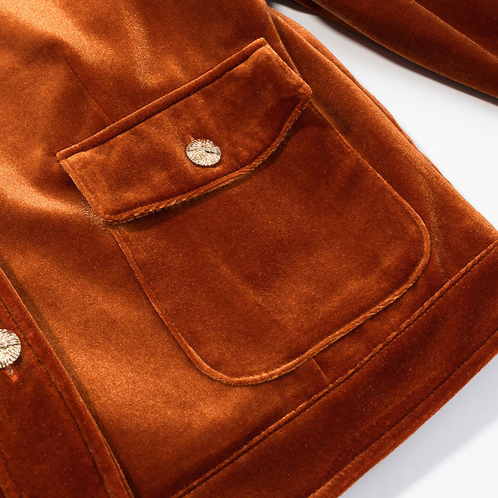 Damen Veloursjacke im urbanen Stil Drune
