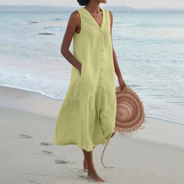 Drune | Bequeme Sommerkleid Mit Taschen