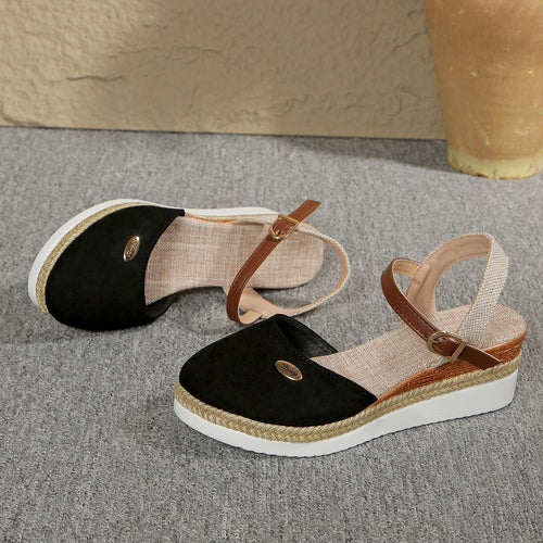 Damen Espadrilles mit eleganter Schnalle Drune