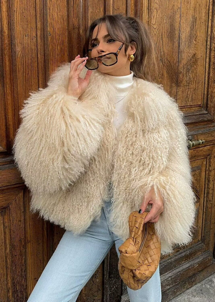 Drune | Faux Shearling Jacke