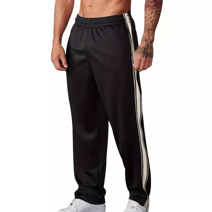 Herren Sportliche Freizeithose mit seitlichem Streifen Drune