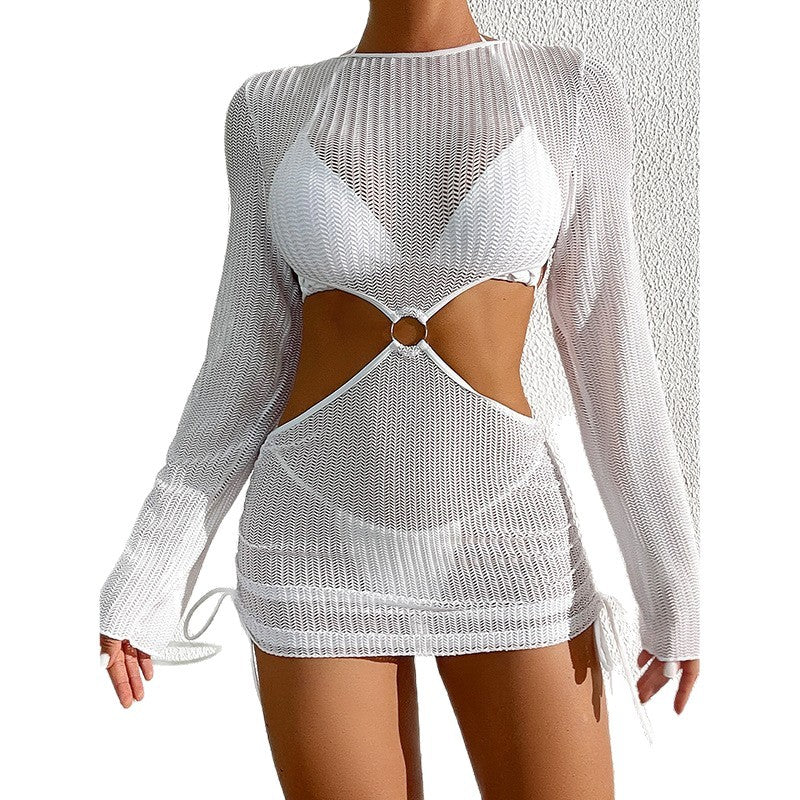 Damen Elegantes Strandkleid mit modischen Cut-Out-Details Drune