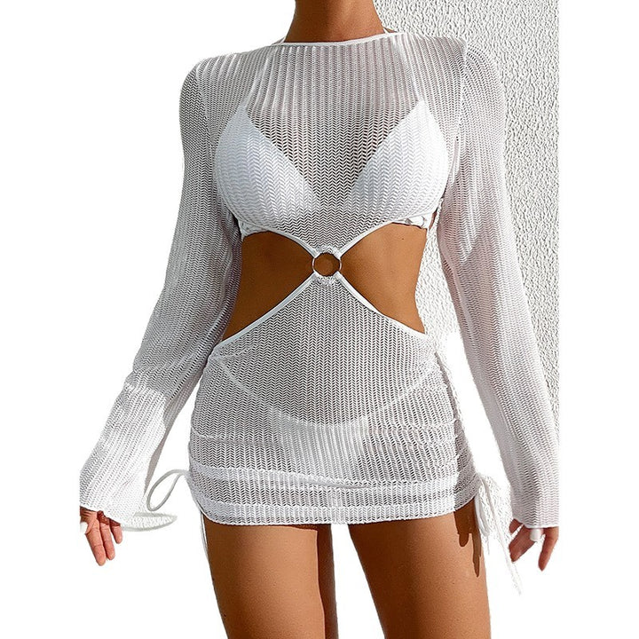 Damen Elegantes Strandkleid mit modischen Cut-Out-Details Drune