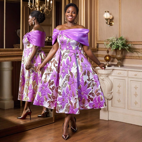 Damen Glamouröses Abendkleid mit Drapierung Drune