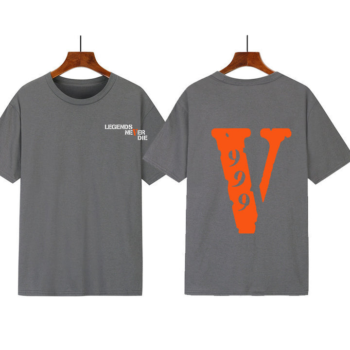 Damen Grafik T-Shirt mit originellem Schriftzug und kreativem Design Drune