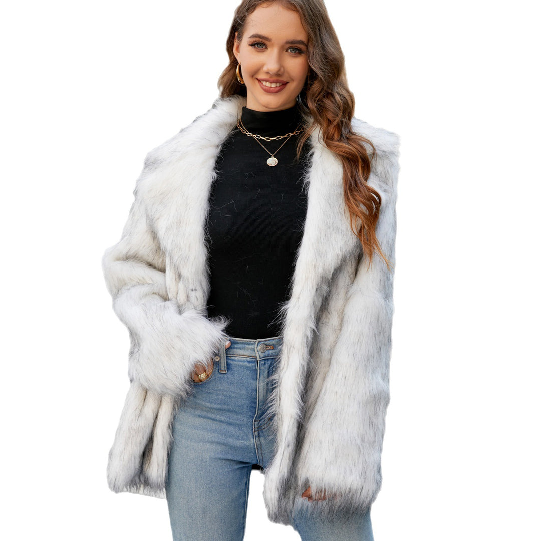 Damen Kunstpelzjacke Drune