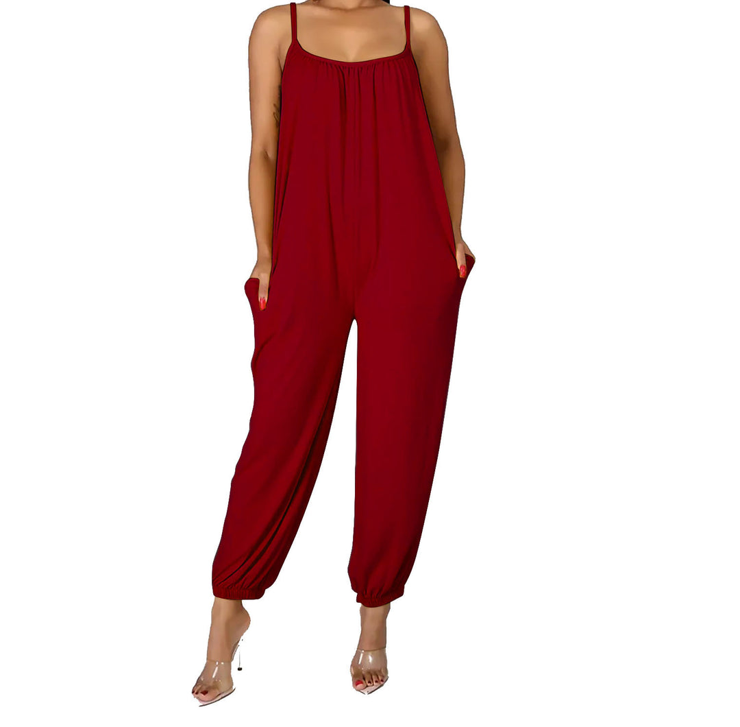 Damen Oversized Jumpsuit Drune