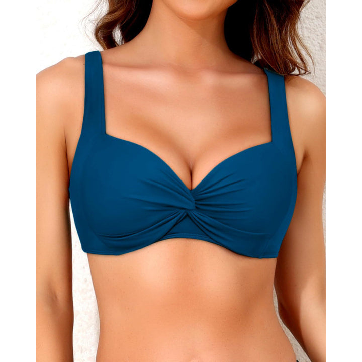Damen Sportliches Bikinioberteil mit modischem Twist-Design Drune