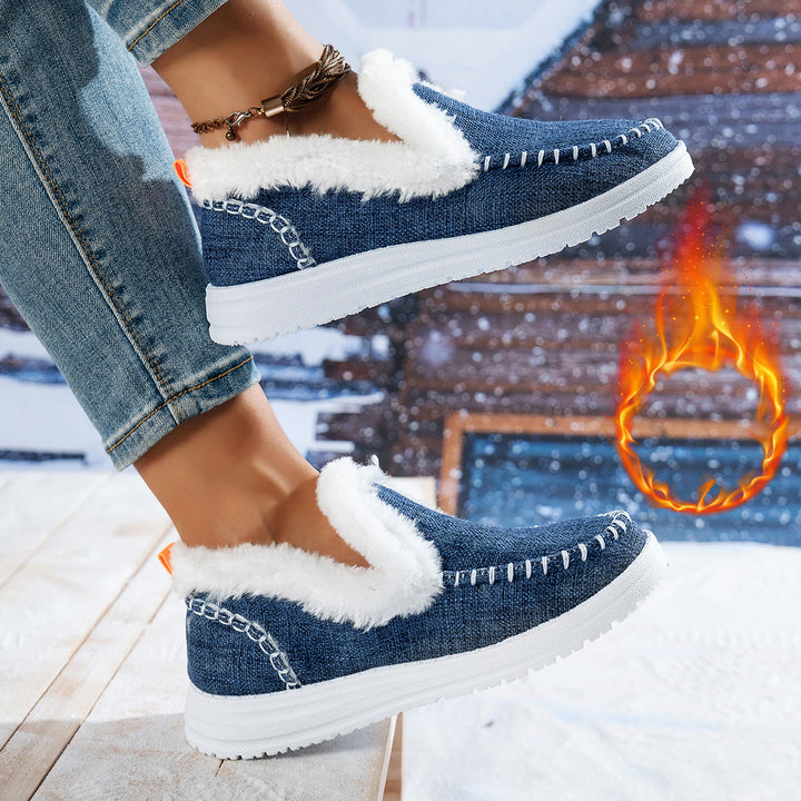 Damen Bequeme und kuschelig gefütterte Sneaker Drune