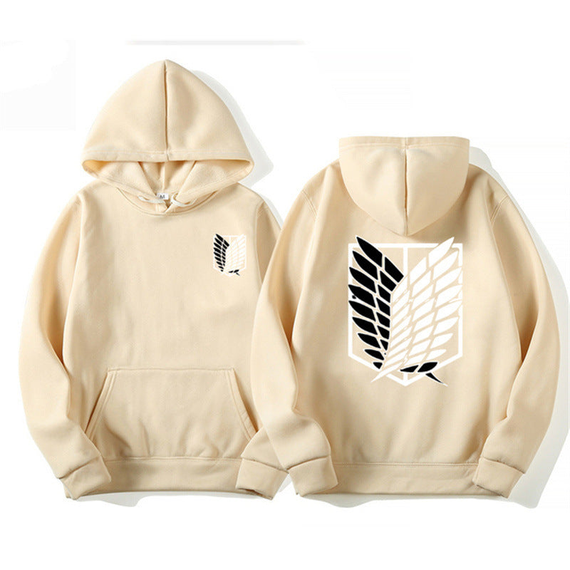 Damen Kapuzenpullover mit klassischem Anime-Motiv Drune