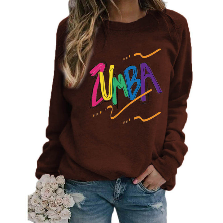Damen Sweatshirt mit modernem Zumba-Design und lässiger Passform Drune