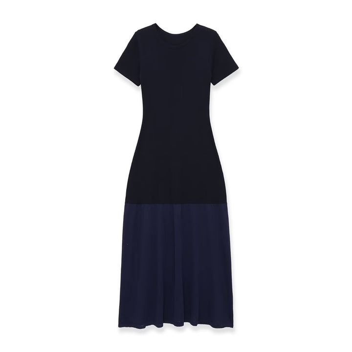 Damen Maxi-Kleid mit elegantem Schnitt und fließendem Rock Drune