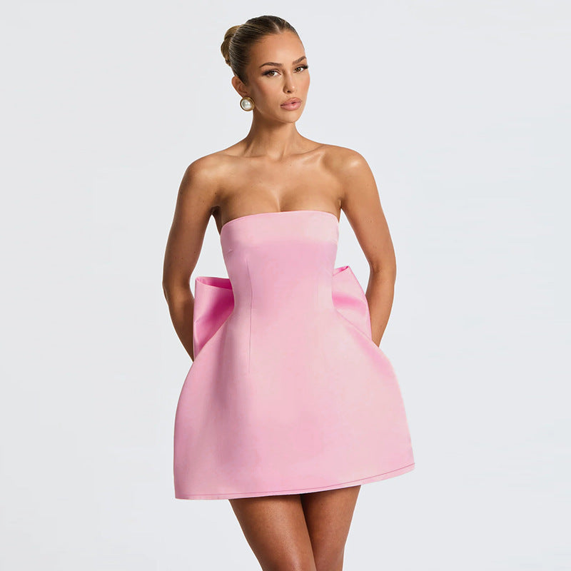 Damen Festliches Cocktailkleid Drune