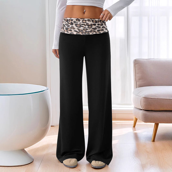 Damen Elegante und bequeme Freizeithose mit modischem Bund Drune